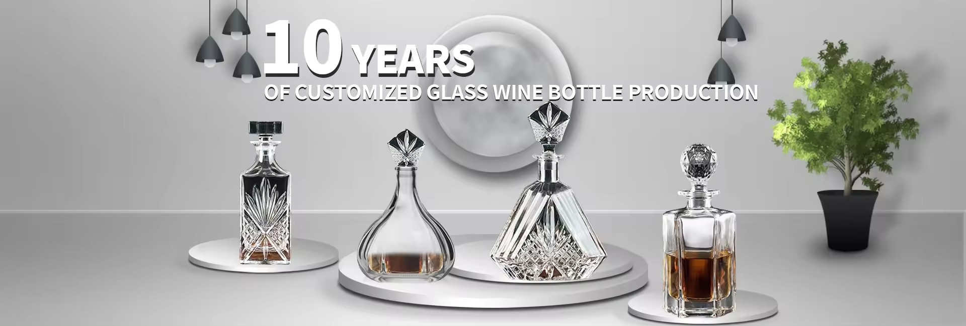 품질 보드카 유리 병 공장
